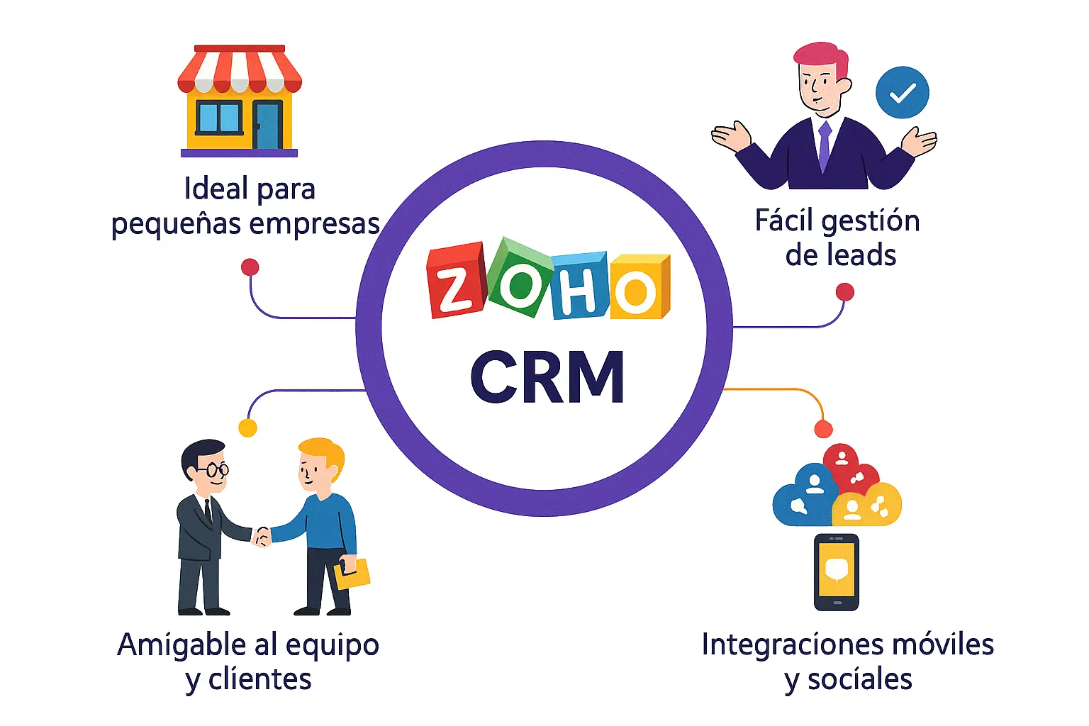 Características Zoho CRM